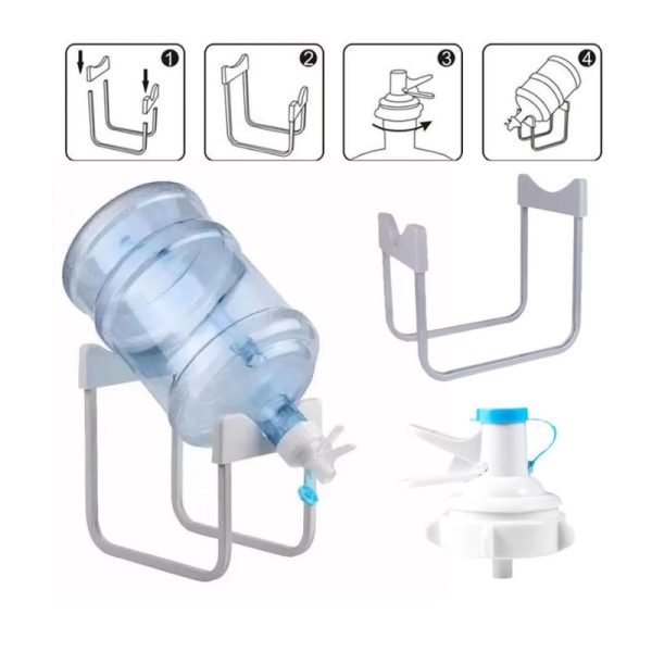 Dispensador para garrafón de agua y su tapón - Imagen 2