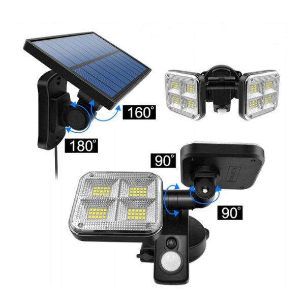 Lámpara Solar Exterior JD-2109 – Iluminación Eficiente y Segura - Imagen 3