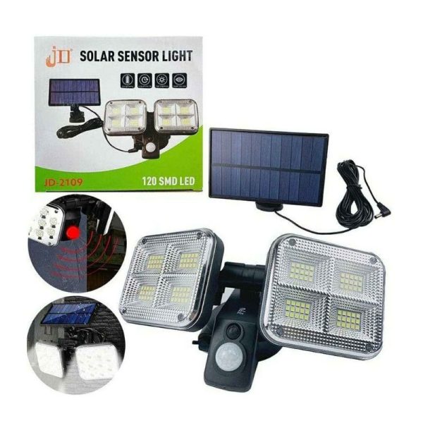 Lámpara Solar Exterior JD-2109 – Iluminación Eficiente y Segura - Imagen 4